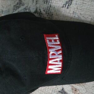 Black Marvel baseball cap for man or woman